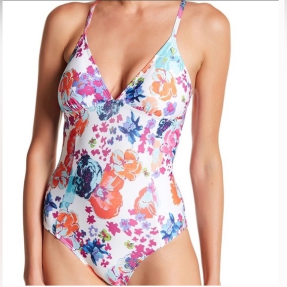 NWOT SPLENDID One Piece Swimsuit - S - Picture 1 of 6